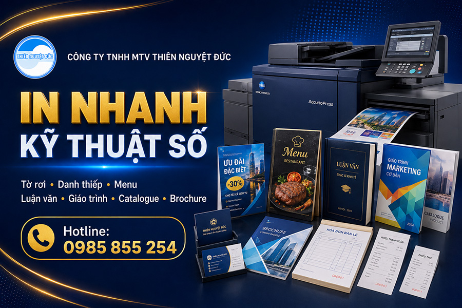 Dịch Vụ In Nhanh Tại Long Xuyên, An Giang
